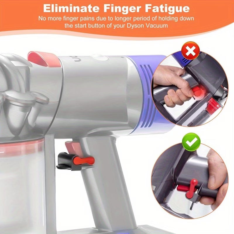 Dyson V15 V11 V10 Trigger Lock Upgraded – Free Your Finger, No More Cramps (V8 V7 V6 Compatible)