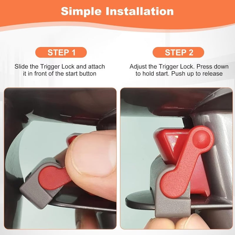 Dyson V15 V11 V10 Trigger Lock Upgraded – Free Your Finger, No More Cramps (V8 V7 V6 Compatible)