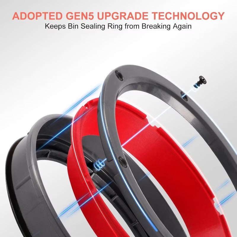 Dust Bin Top Fixed Sealing Ring for Dyson V11 V15 SV14 SV15 SV22 Vacuum Cleaner Dust Bucket/Dirt Cup Replacement Parts Vacuum Cleaner Repair Accessories