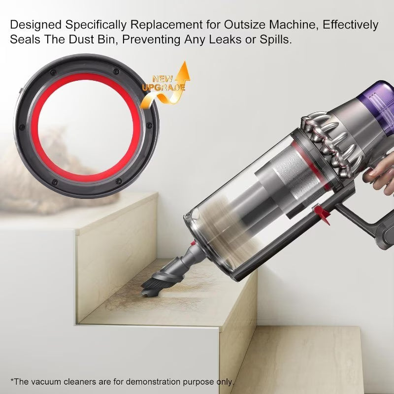 Dust Bin Top Fixed Sealing Ring for Dyson V11 V15 SV14 SV15 SV22 Vacuum Cleaner Dust Bucket/Dirt Cup Replacement Parts Vacuum Cleaner Repair Accessories